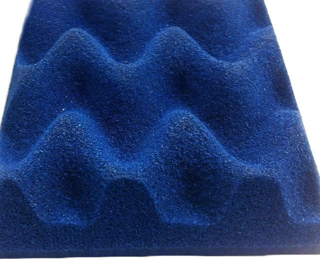 clérigo Cargado constructor Espuma Acústica Senoidal - Azul Royal - Espumas Acústicas - Heme Isolantes