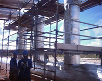 Aplicação de Manta Aluminizada Aplicação de Manta Aluminizada